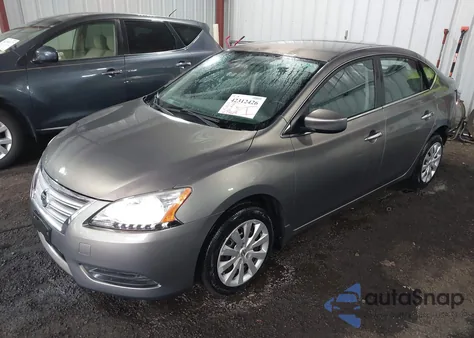 2015 Nissan Sentra Sv from USA, damaged, VIN 3N1AB7AP2FY299656